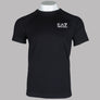 EA7 Core Identity Oversized Back Logo T-Shirt Black