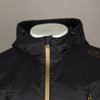 EA7 Core Woven Hooded Bomber Jacket Black/Gold