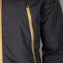 EA7 Core Woven Hooded Bomber Jacket Black/Gold