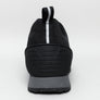 EA7 Emporio Armani Multi Logo Trainers Black/Iron Gate