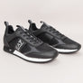 EA7 Emporio Armani Multi Logo Trainers Black/White