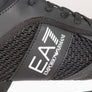 EA7 Emporio Armani Multi Logo Trainers Black/White