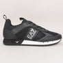 EA7 Emporio Armani Multi Logo Trainers Black/White