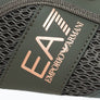 EA7 Emporio Armani Multi Logo Trainers Forest Night/Bronze