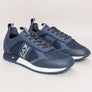 EA7 Emporio Armani Multi Logo Trainers Navy/White