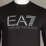EA7 Large Chest Tipped Logo Sweatshirt Black