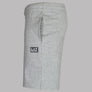 EA7 Rubber Box Logo Jogger Shorts Medium Grey