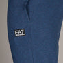 EA7 Rubber Box Logo Joggers Blue Melange