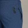 EA7 Rubber Box Logo Joggers Blue Melange