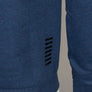 EA7 Rubber Box Logo Sweatshirt Blue Melange