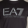 EA7 Large Chest Tipped Logo T-Shirt Black