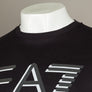 EA7 Large Chest Tipped Logo T-Shirt Black