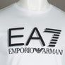 EA7 Large Chest Tipped Logo T-Shirt White