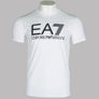 EA7 Large Chest Tipped Logo T-Shirt White