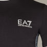 EA7 Side Taping Logo T-Shirt Black