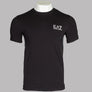 EA7 Side Taping Logo T-Shirt Black