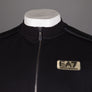 EA7 Gold Logo Track Top Black