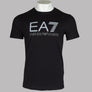 EA7 Holographic Logo T-Shirt Black
