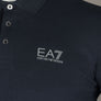 EA7 L/S Jersey Polo Shirt Night Blue