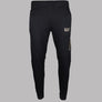 EA7 Logo Series Oversized Logo Joggers Black