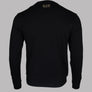 EA7 Logo Series Oversized Logo Sweatshirt Black