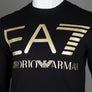 EA7 Logo Series Oversized Logo Sweatshirt Black
