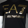 EA7 Logo Series Oversized Logo T-Shirt Black
