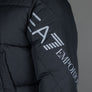 EA7 Padded Caban Coat Black