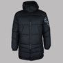 EA7 Padded Caban Coat Black