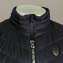 EA7 Padded Woven Down Gilet Black
