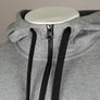 EA7 1/4 Zip Hooded Taping Sweatshirt Medium Grey