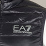 EA7 Quilted Down Gilet Black/Silver