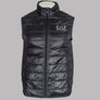 EA7 Quilted Down Gilet Black/Silver