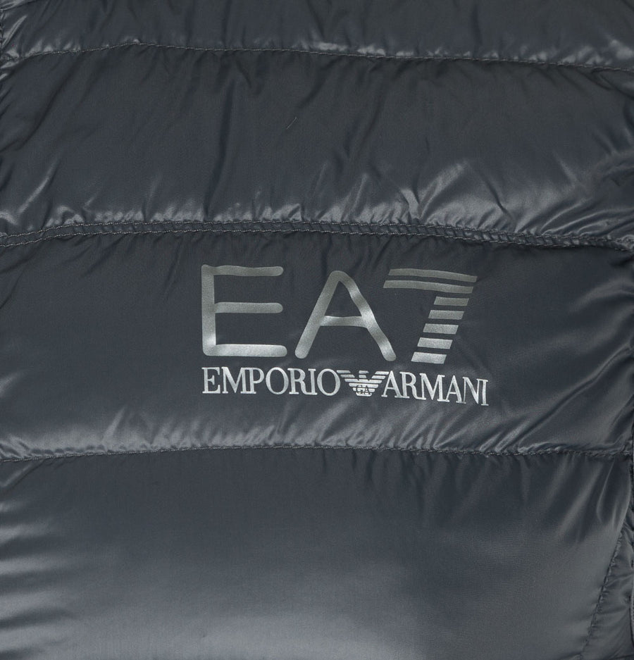 EA7 Quilted Down Gilet Dark Forest
