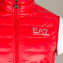 EA7 Quilted Down Gilet Racing Red