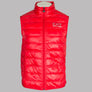 EA7 Quilted Down Gilet Racing Red