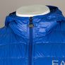 EA7 Quilted Down Hooded Jacket Mazarine Blue