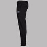 EA7 Rubber Logo Joggers Black