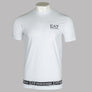 EA7 Rubberised Taping Logo T-Shirt White
