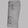 EA7 Rubberised Textured Logo Shorts Medium Grey