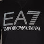 EA7 Rubberised Textured Logo Sweatshirt Black