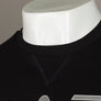 EA7 Rubberised Textured Logo Sweatshirt Black