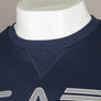 EA7 Rubberised Textured Logo Sweatshirt Navy Blue