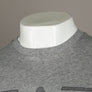 EA7 Rubberised Textured Logo T-Shirt Medium Grey