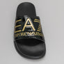 EA7 Sea World Logo Slides Black/Gold