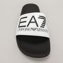 EA7 Sea World Logo Slides White/Black/Black
