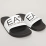 EA7 Sea World Logo Slides White/Black/Black