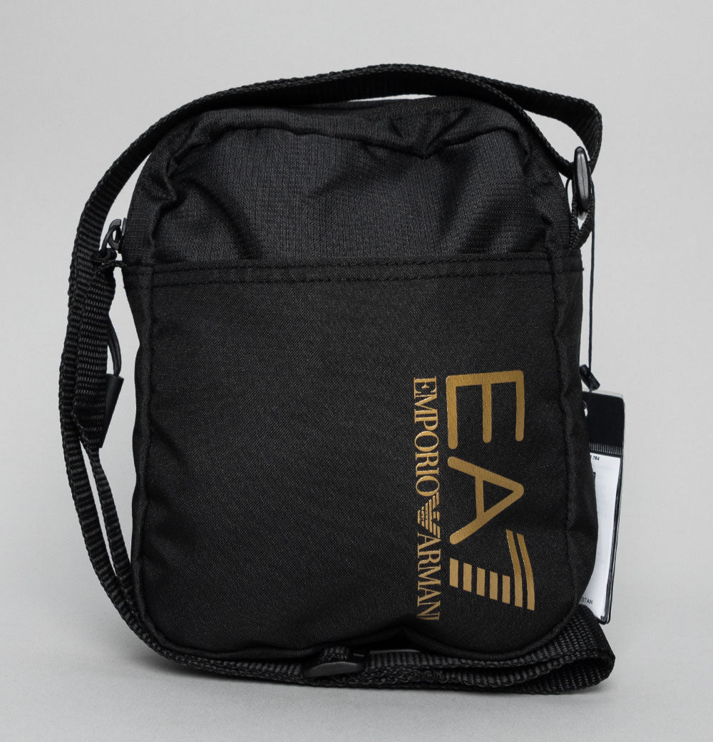 EA7 Train Core Small Pouch Bag Black Gold Bronx Clothing