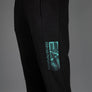 EA7 Two Tone Graphic Logo Joggers Black
