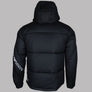 EA7 Winter Hooded Padded Jacket Black